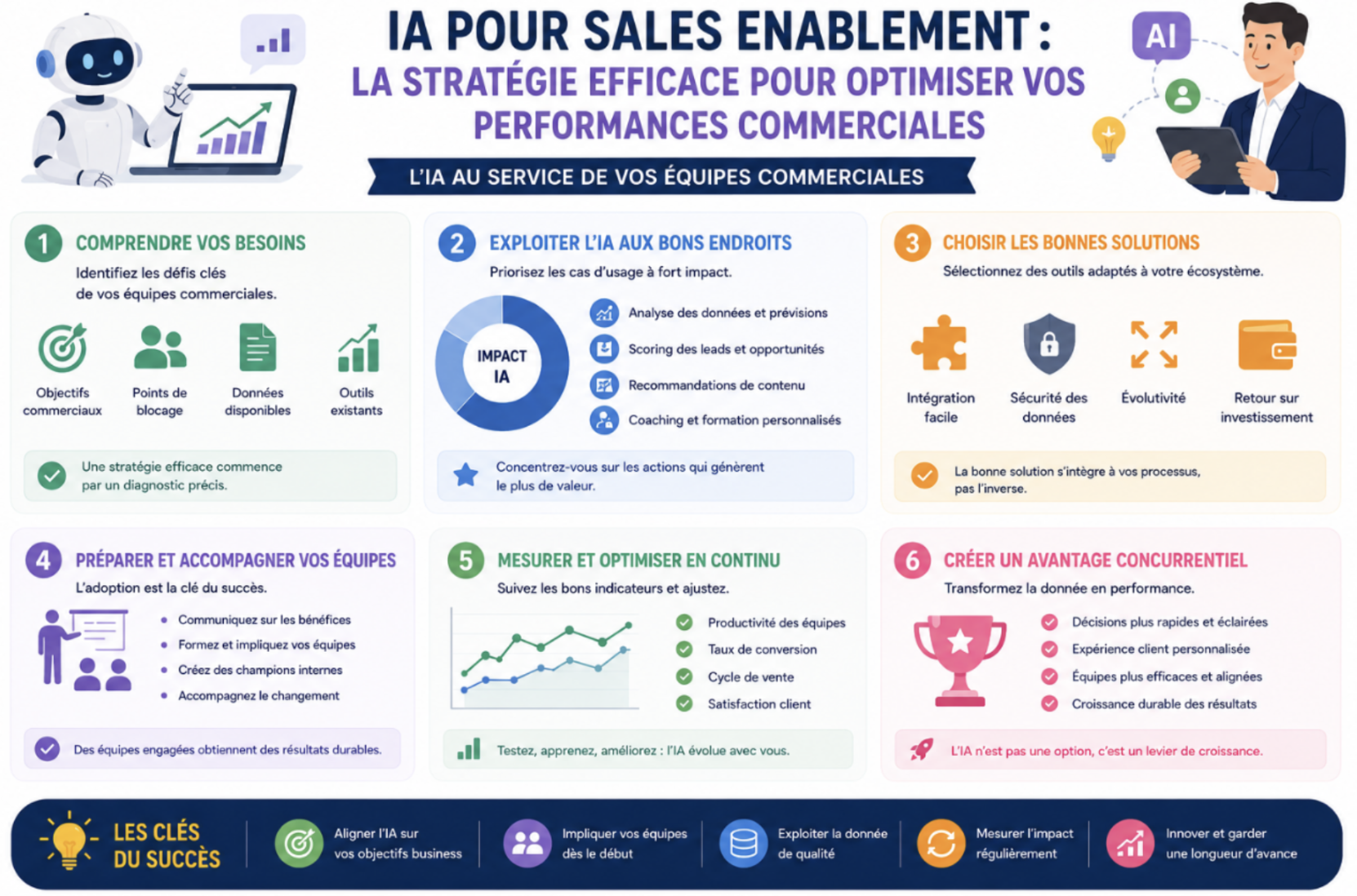 IA pour sales enablement : la stratégie efficace pour optimiser vos performances commerciales